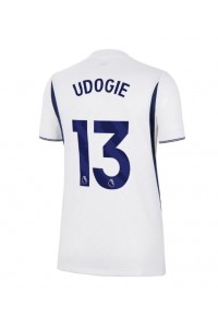Tottenham Hotspur Destiny Udogie #13 Fotballdrakt Hjemme Klær Dame 2026-27 Korte ermer